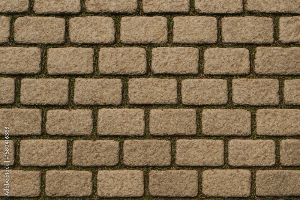 Obraz premium Retro stone pathway surface for backdrop