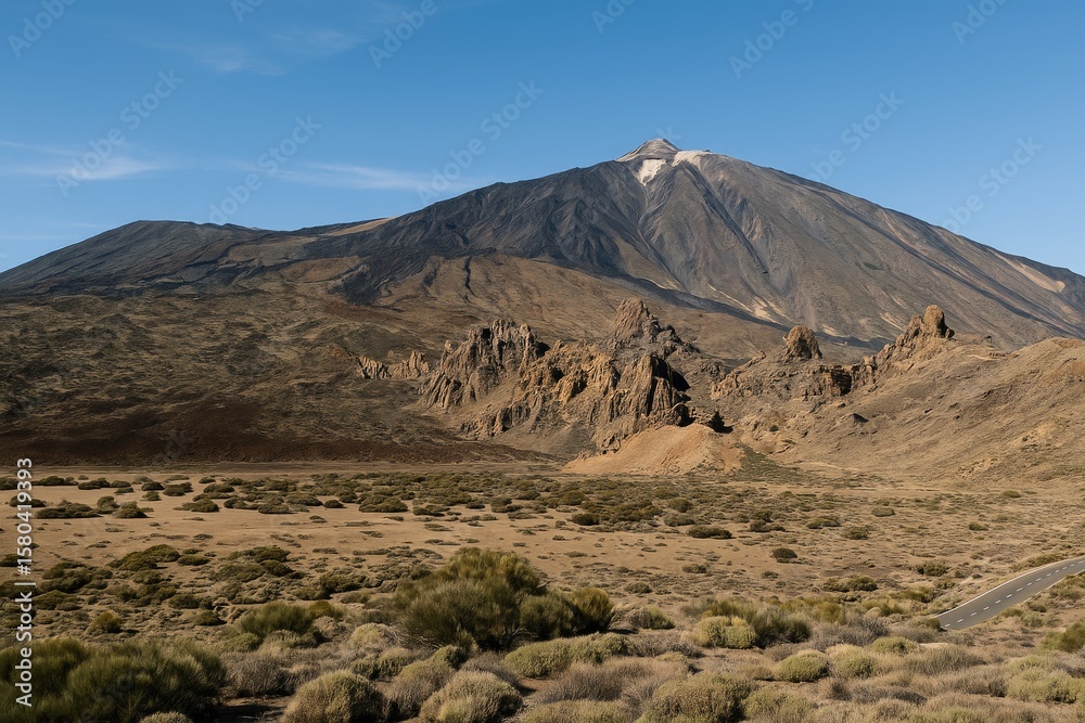 Volcanic activity on a famous island Volcanic activity on a famous island