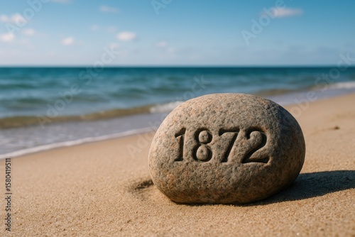 This ancient artifact, based on its markings, carries a rich history from long ago