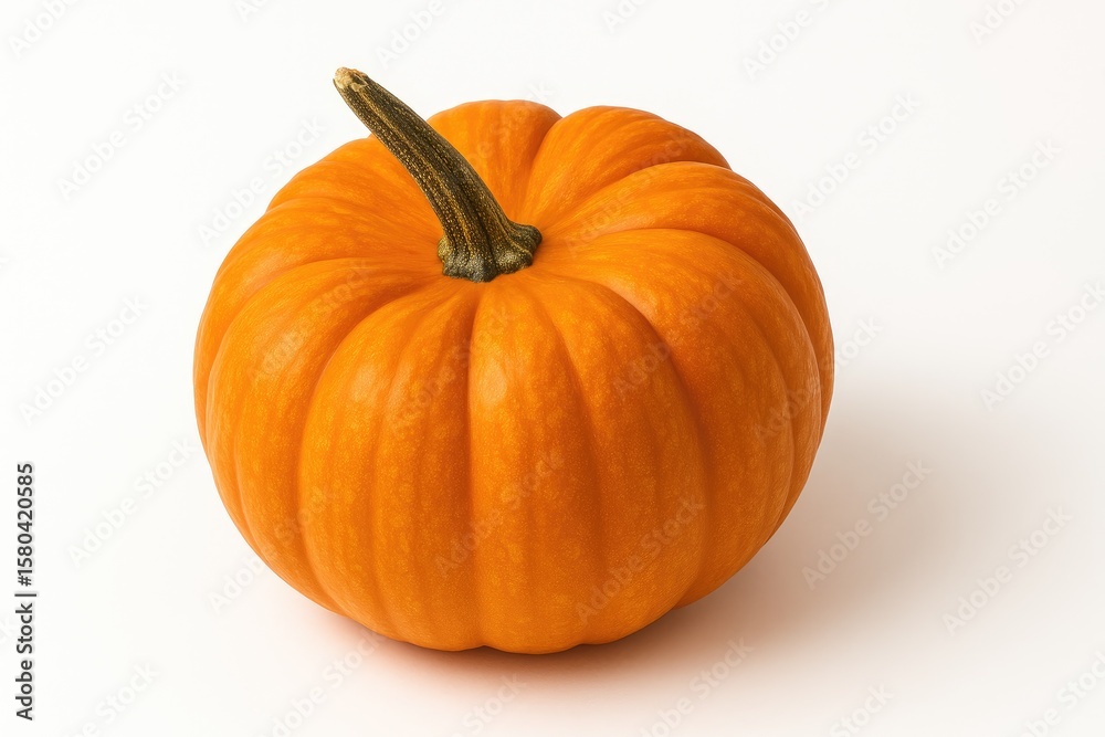 Obraz premium Pumpkin depicted on a plain white background