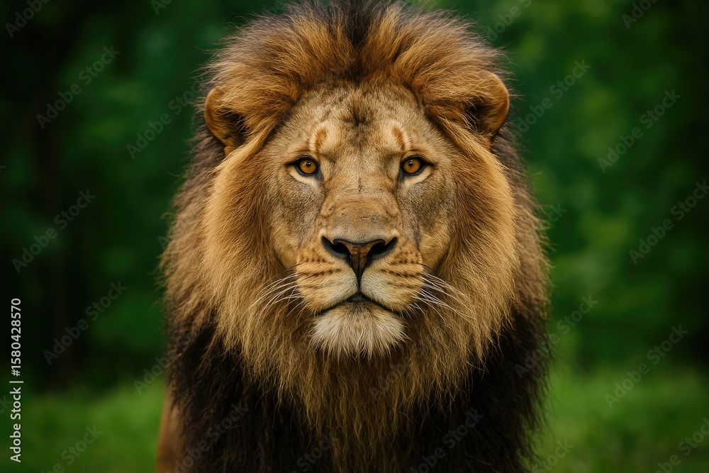 Obraz premium Stunning close-up of a majestic big cat. Wildlife photography