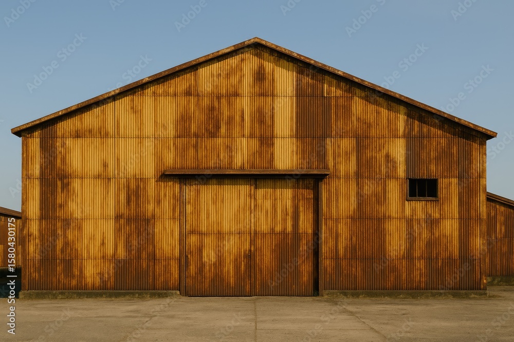 Fototapeta premium Aged Industrial Storage Facility