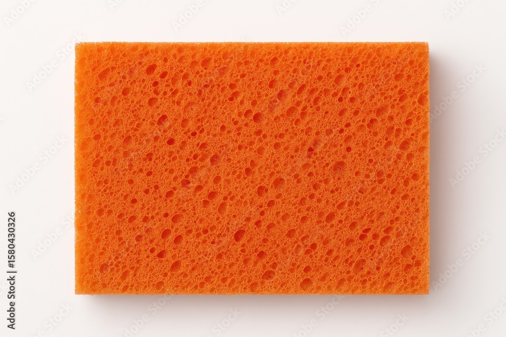 Fototapeta premium Red sponge isolated on white background