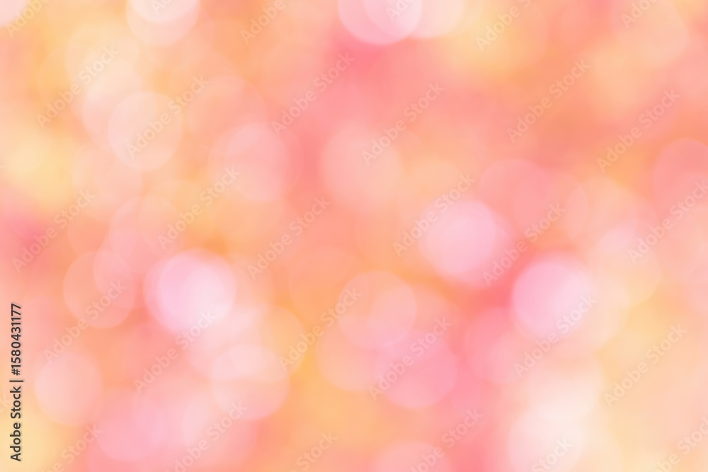 Fototapeta premium Soft pink and sweet bokeh with a natural forest backdrop