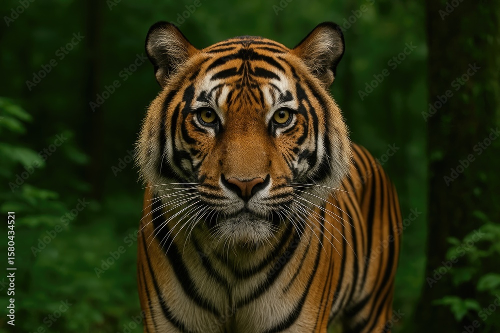 Fototapeta premium Wild predators and majestic tigers