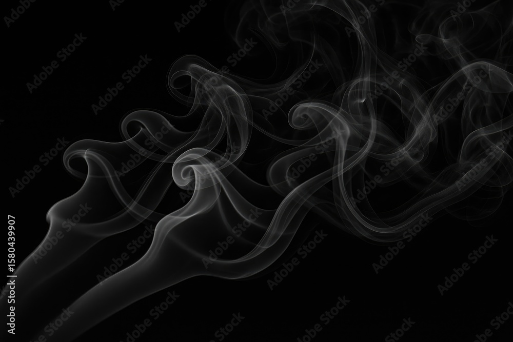 Fototapeta premium Dark backdrop featuring a smoky pattern