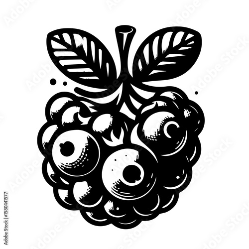Abstract Black Background Texture Image