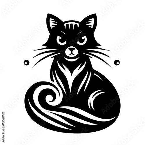 Abstract Black Background Texture Image