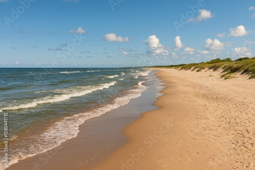 Wallpaper Mural Coastal Scene of the Baltic Sea during Late Spring Season Torontodigital.ca
