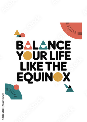 Autumnal Equinox Typography Quote T-Shirt Design