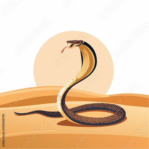 snake in the desert