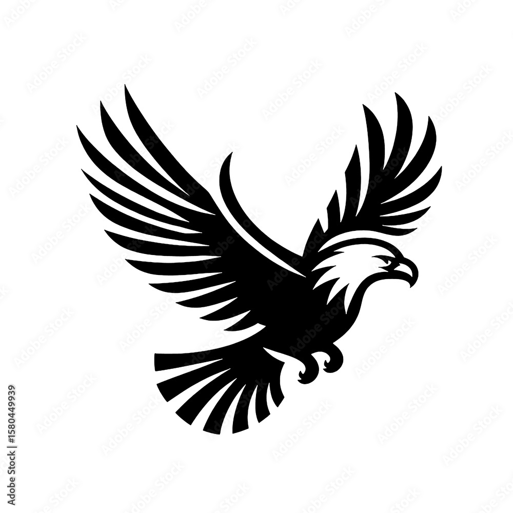 Fototapeta premium eagle with wings