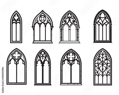 Gothic Window Svg