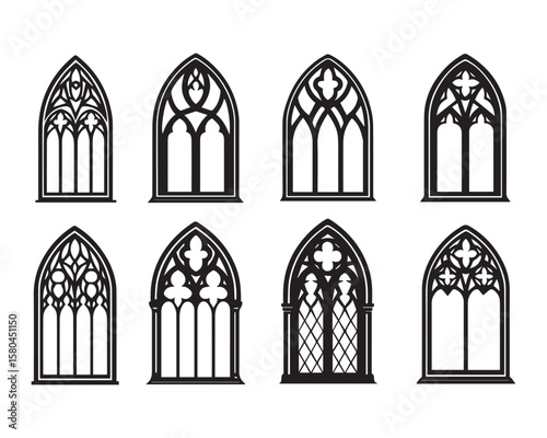 Gothic Window Svg