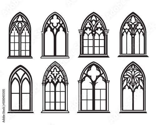 Gothic Window Svg