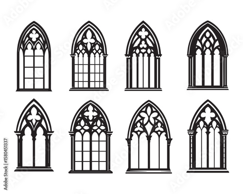 Gothic Window Svg