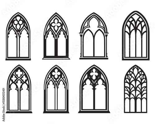 Gothic Window Svg