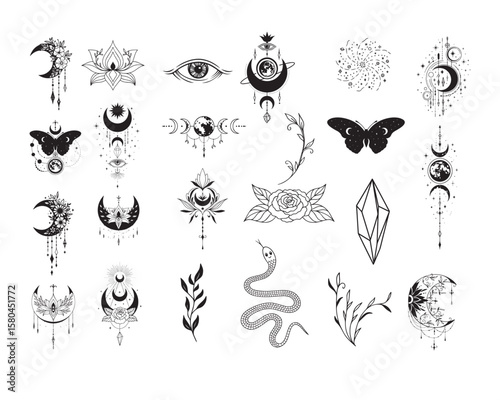 Mystical Moon Collection Svg