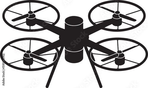 Flying Drone Silhouette Vector

Modern Quadcopter Design Illustration

Aerial Drone in Flight Clipart

Tech Drone Silhouette Icon Art

Remote-Control Drone Vector Graphic