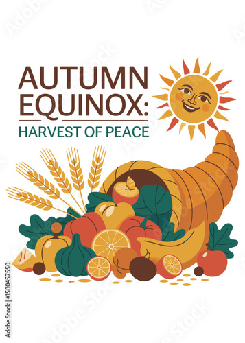 Autumnal Equinox Quote Typography T-Shirt Design