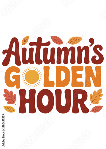 Minimalist Autumnal Equinox Quote Typography T-Shirt Design