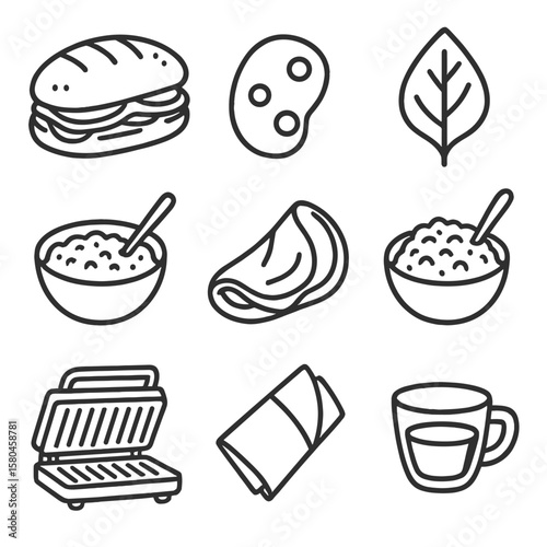 food and drink icons