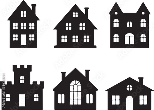 Spooky Halloween Silhouette Scene

Creepy Haunted House Vector Art

Witch Flying on a Broom Illustration

Halloween Night with Pumpkin Design

Ghostly Halloween Clipart Collection