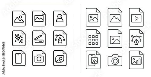 The first image is of a person with a camera. The second image is of a person with a phone