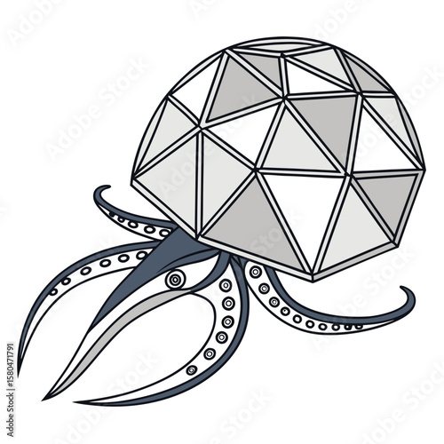 Geometric octopus