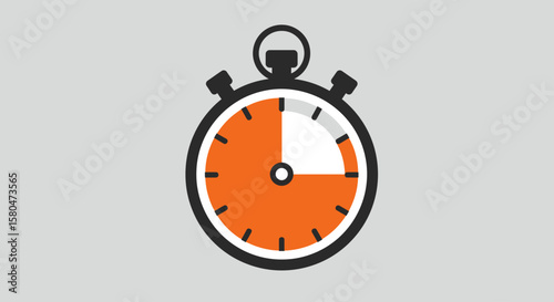 Digital Stopwatch and Time Progress Icons
