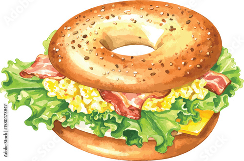 Bagel sandwich - 1