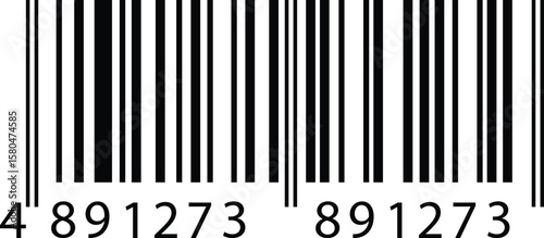  A clean black and white barcode with the numbers 4891273 and 891273 displayed below the bars
