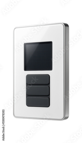 Programmable smart switch with a weekly schedule option for consistent lighting patterns in a vacation home.
