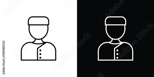 Fotografie Concierge icon with Editable stroke. Pixel perfect.