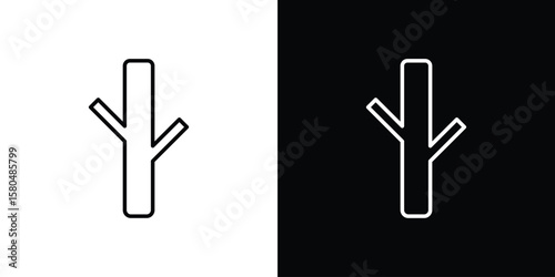 Bild auf Leinwand Blood vessel icon with Editable stroke. Pixel perfect.