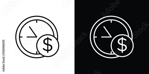 Foto Annuity icon with Editable stroke. Pixel perfect.