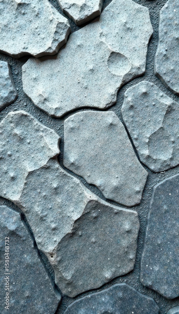 Obraz premium Intricate grey and white stone texture, close-up , backdrop, mottled