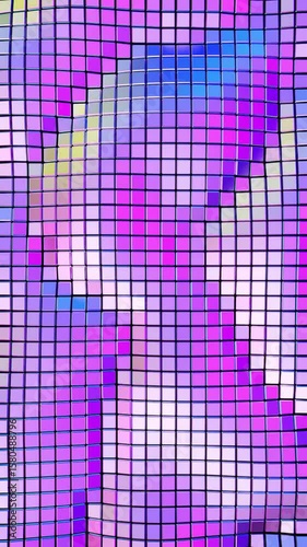Abstract Light Geometric Waving Surface Background, Seamless Loop Animation