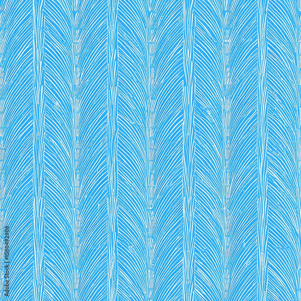 Obraz premium Blue background with white feather pattern image