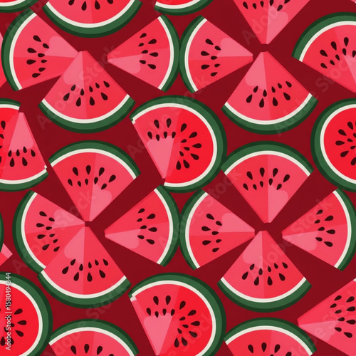 watermelon seamless pattern
