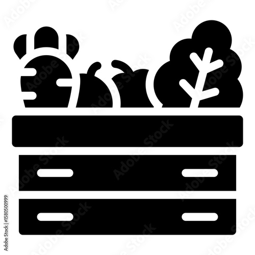 vegetables box icon