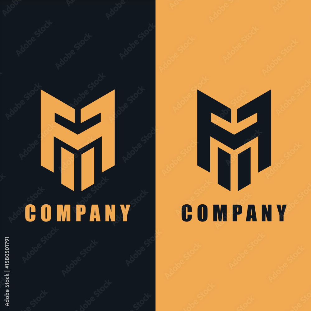 Naklejka premium Company Logo Illustration