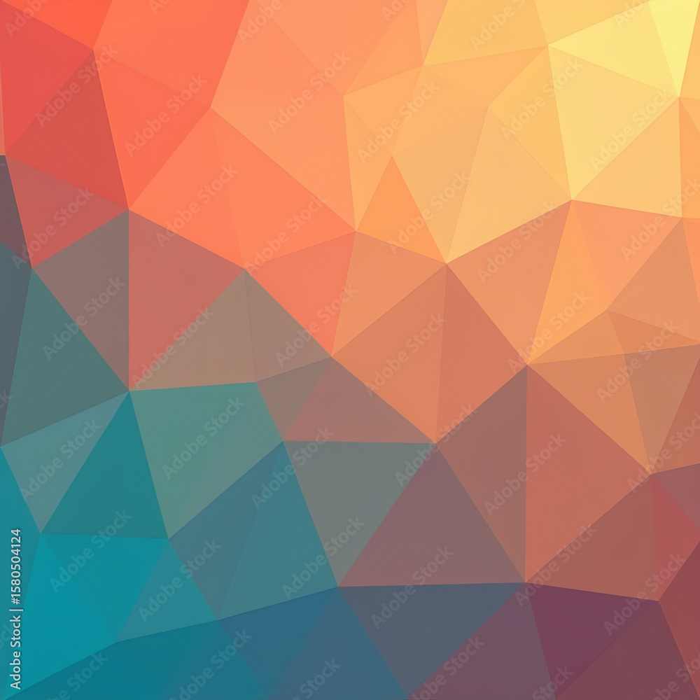 Fototapeta premium Geometric Abstract Polygonal Background