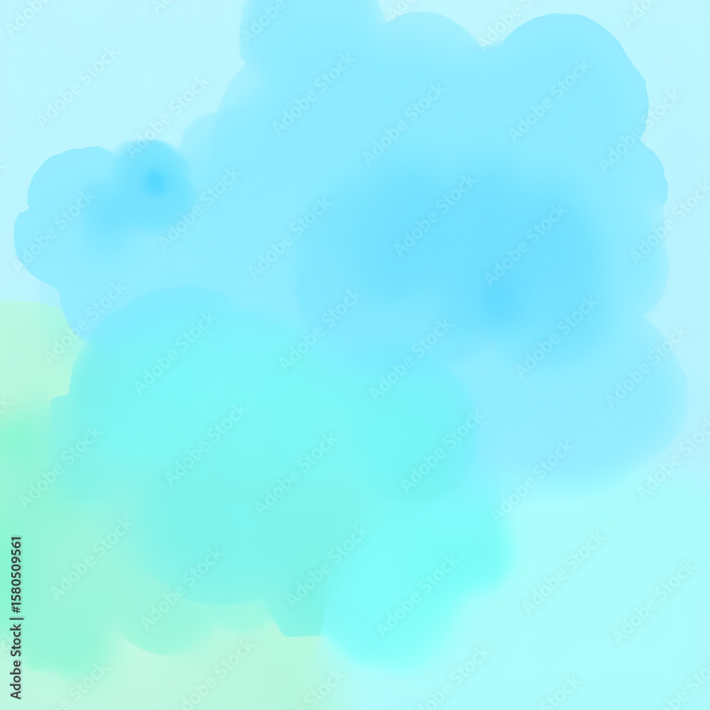 Soft Aqua and Blue Watercolor Abstract Background Soft Aqua and Blue Watercolor Abstract Background