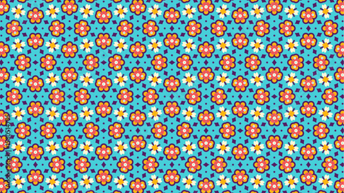  Seamless pattern Vector illustration great for textile.
