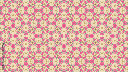 Seamless pattern Vector illustration great for wall decor.