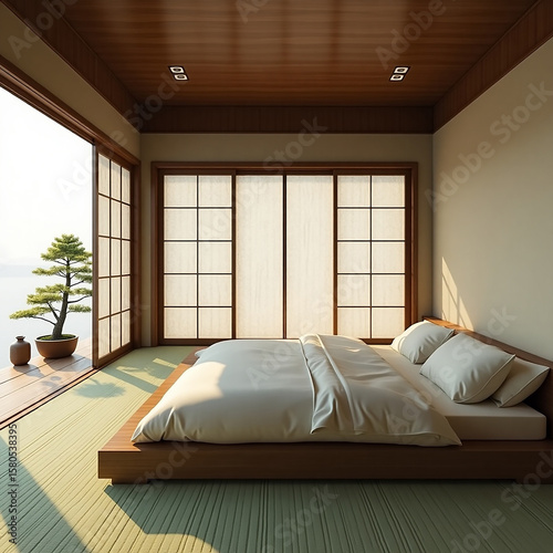 modern bedroom interior