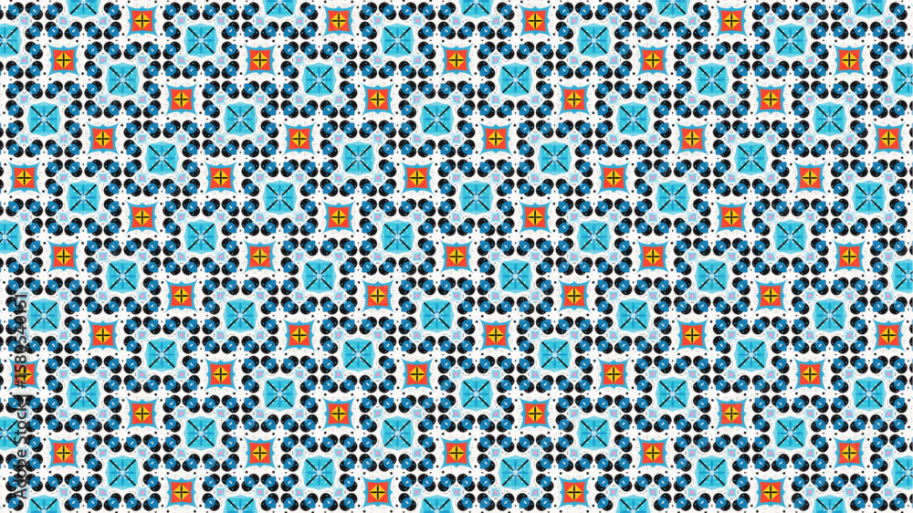 Fototapeta premium Seamless pattern Vector great for fabric and wall decor.