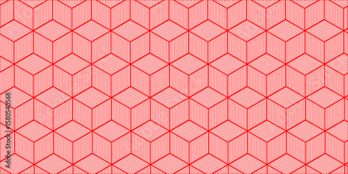 seamless geometric pattern. Abstract minimal blank cube. Modern mosaic and grid pattern squares background. Modern technological illustration with square mesh. Digital geometric design.
