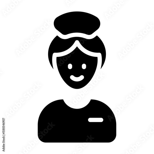 Airhost vector icon stock illustration